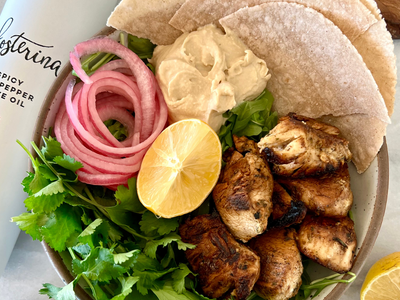 Spicy Greek Shawarma