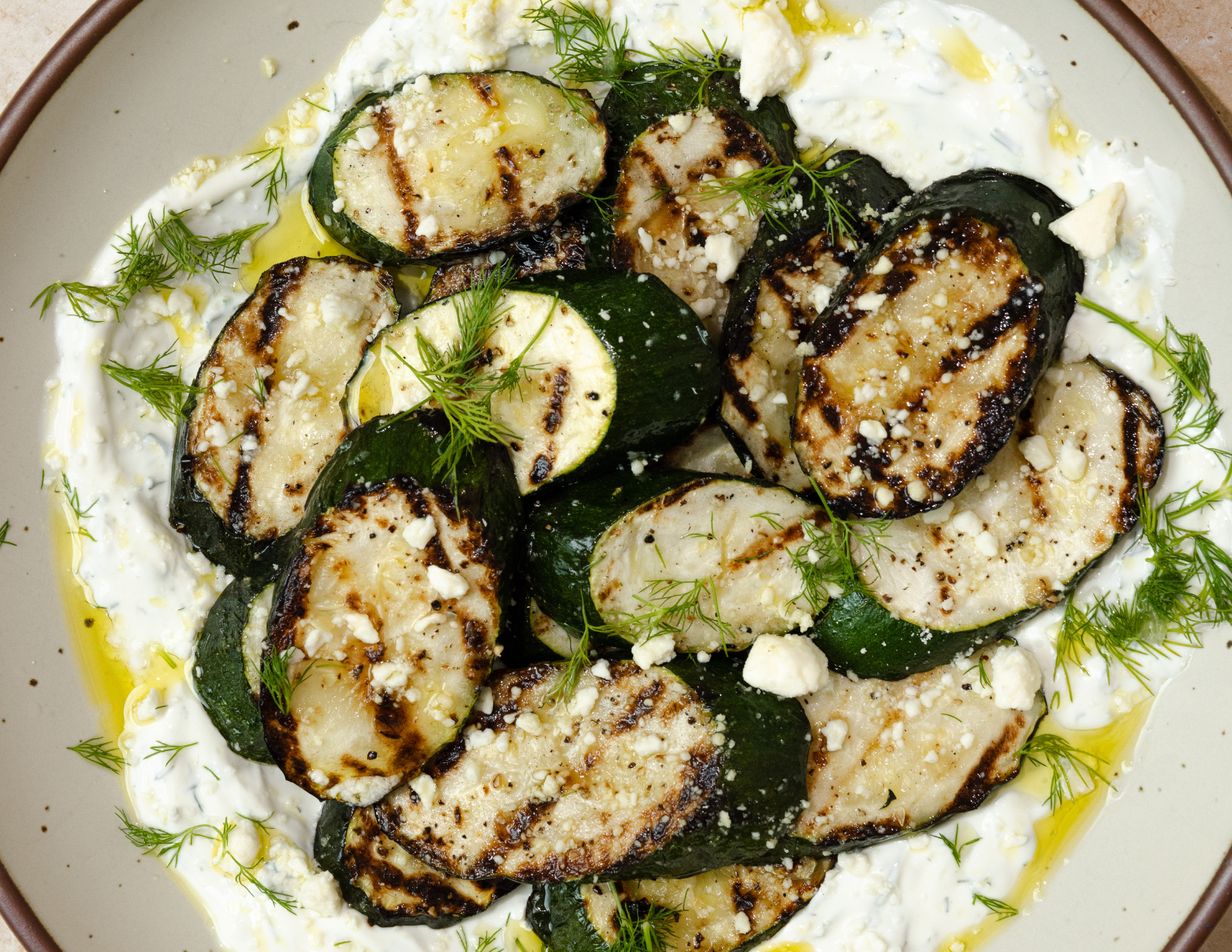 Grilled Zucchini with Tzatziki – Kosterina