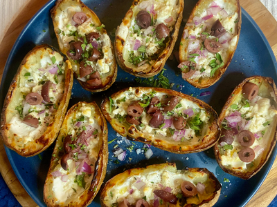 Greek-Style Potato Skins