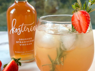 Strawberry Gin Spritz