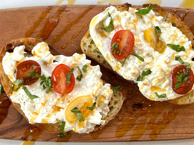 Spicy Burrata Toast