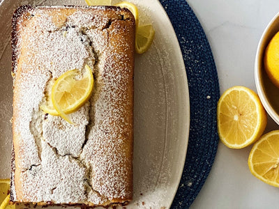 Lemon Blueberry Olive Oil Snacking Cake