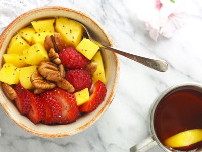 Amaranth Porridge with Mangos & Berries
