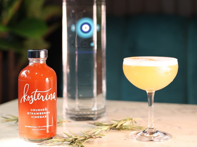 Strawberry Kleos Cocktail