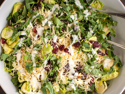 Shaved Brussels Sprout Salad