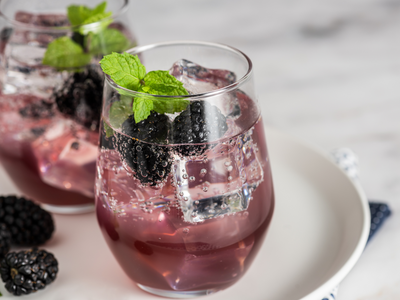 Blueberry Mint Mocktail