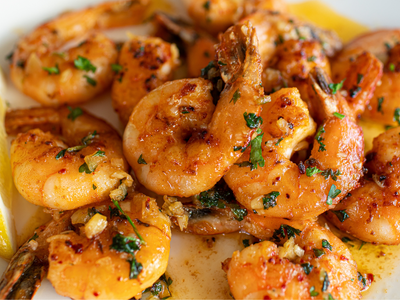 Spicy Baked Greek Shrimp