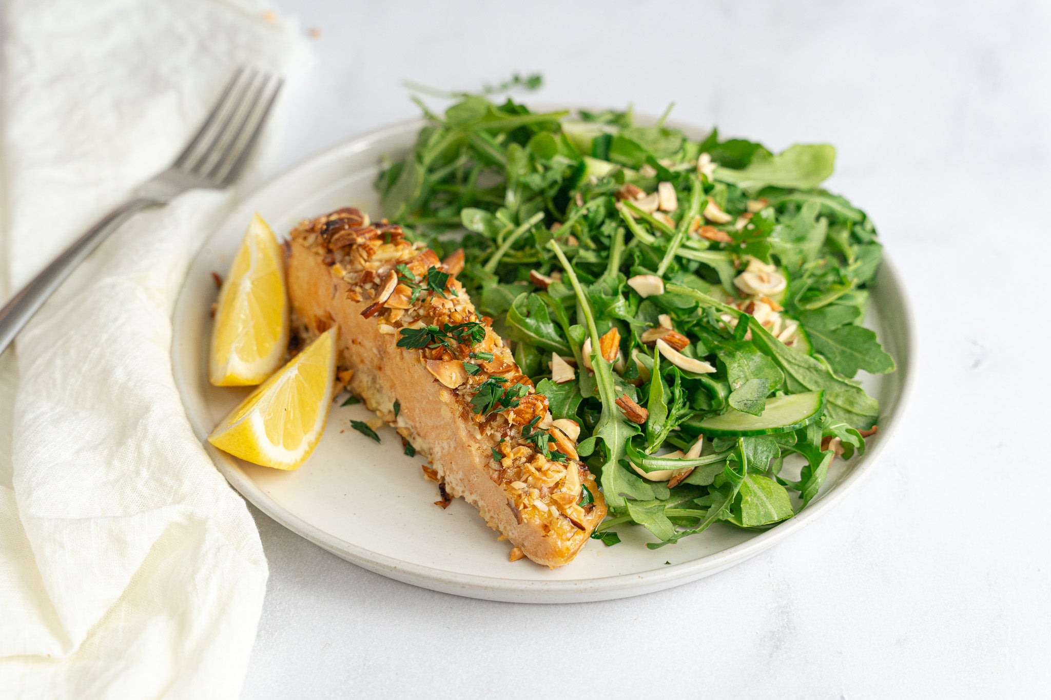 Almond Crusted Salmon – Kosterina