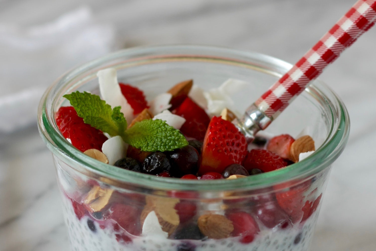 Kosterina's Overnight Raspberry Chia Pudding