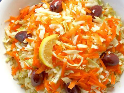 Carrot and Cabbage Winter Salad