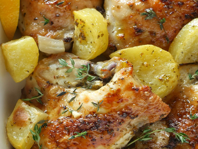 Greek Lemon Chicken & Potatoes