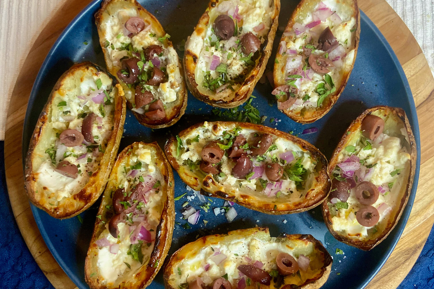 Greek-Style Potato Skins