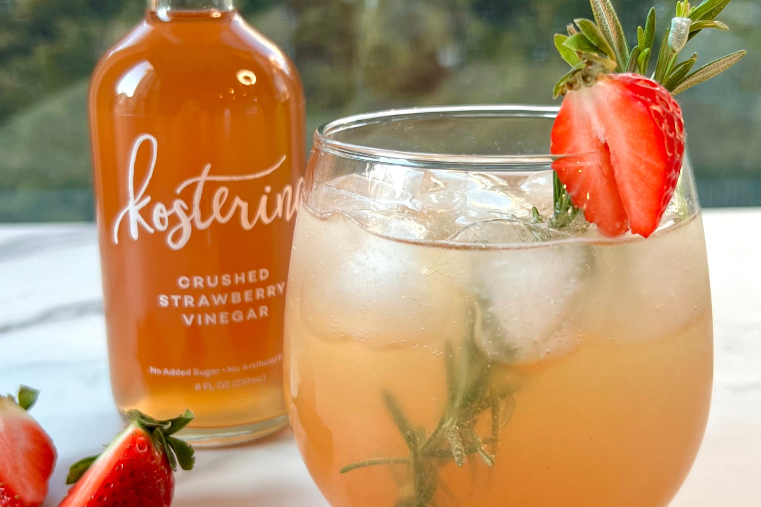 Strawberry Gin Spritz