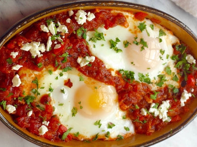 Baked Eggs in Savory Tomato Sauce