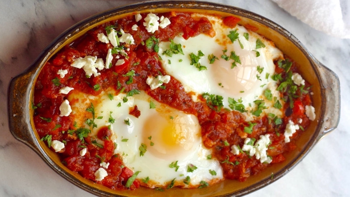Baked Eggs in Savory Tomato Sauce – Kosterina