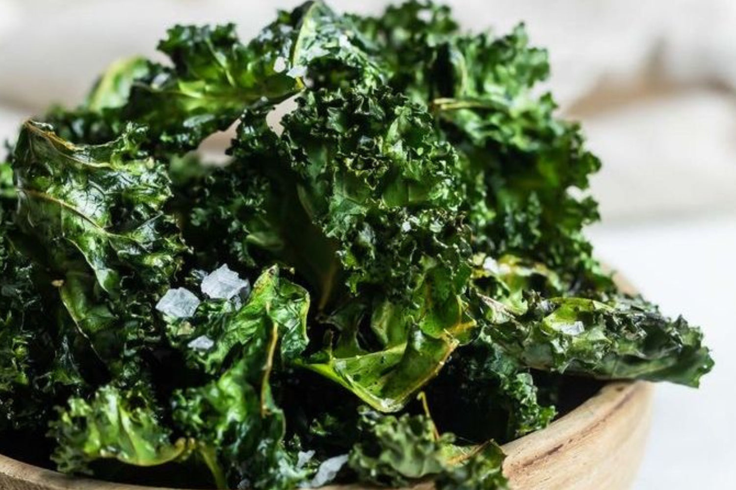 Kale Chips with Cashew Queso