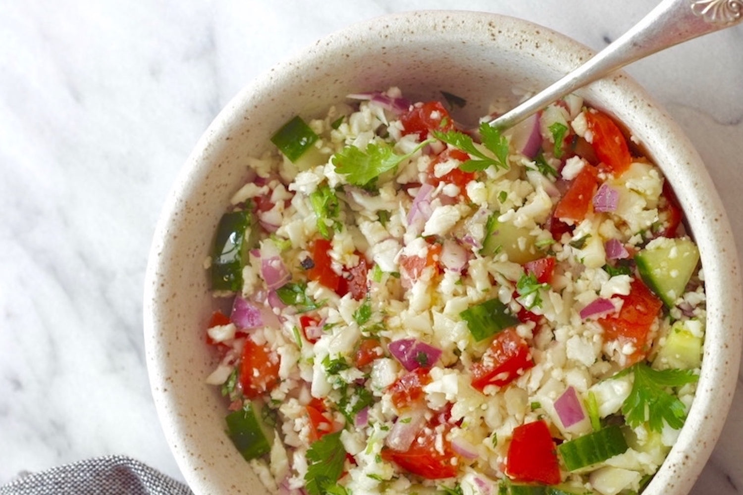 Cauliflower Rice Salad