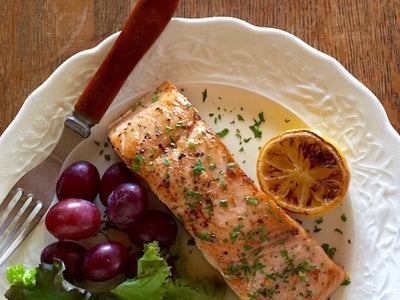 Crispy, Pan-Seared Lemon Salmon
