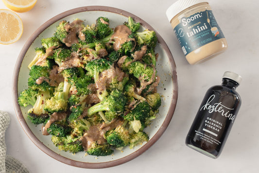 Tahini Roasted Broccoli