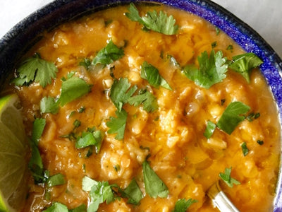 Red Fall Lentil Soup