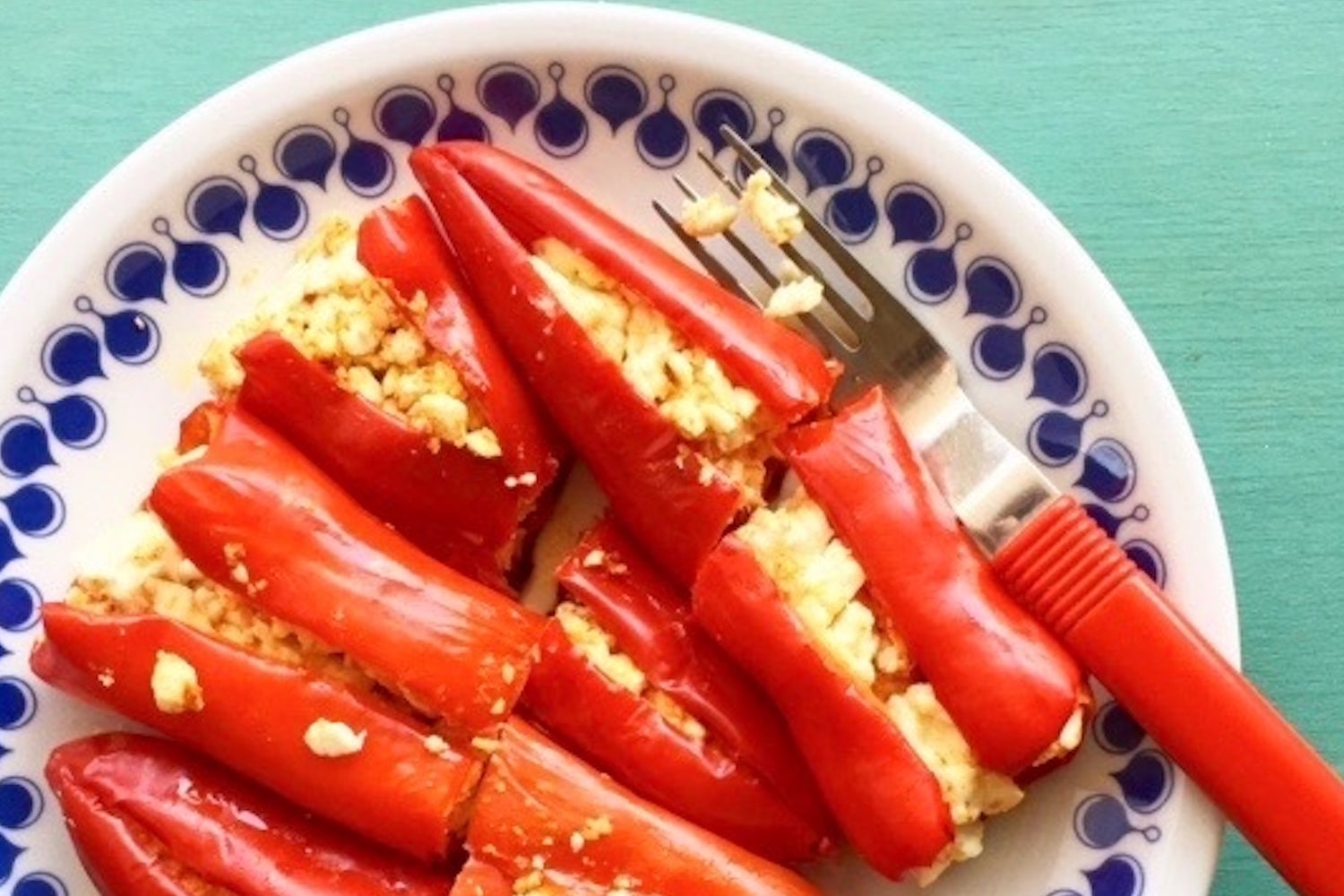 Stuffed Peppers with Feta Cheese