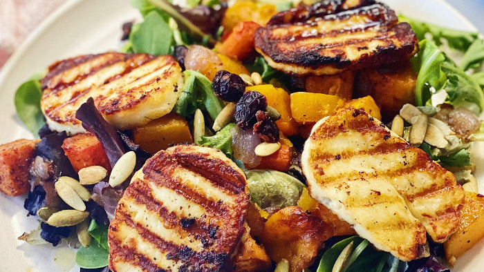 Halloumi & Roasted Vegetable Salad