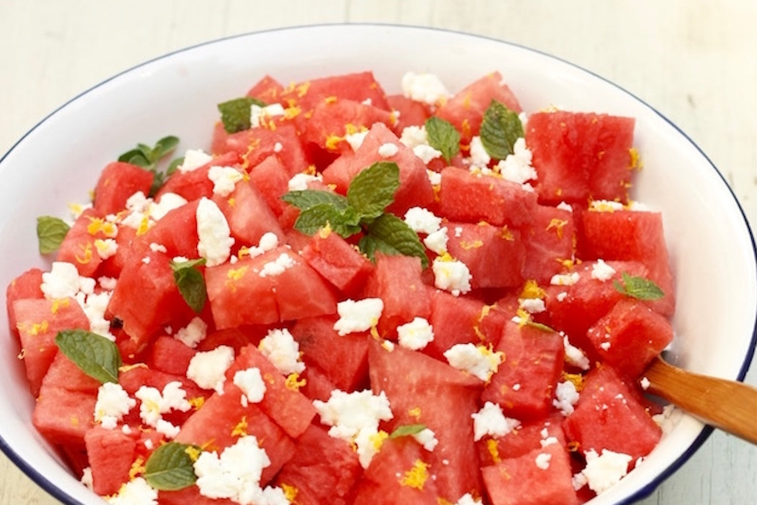 Kosterina's Watermelon, Feta & Mint Salad