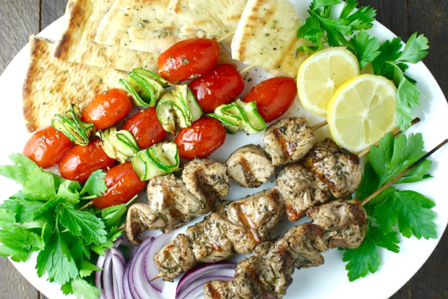 Mediterranean Chicken Kebabs