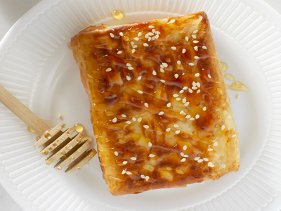 Filo-wrapped Feta Cheese with Honey