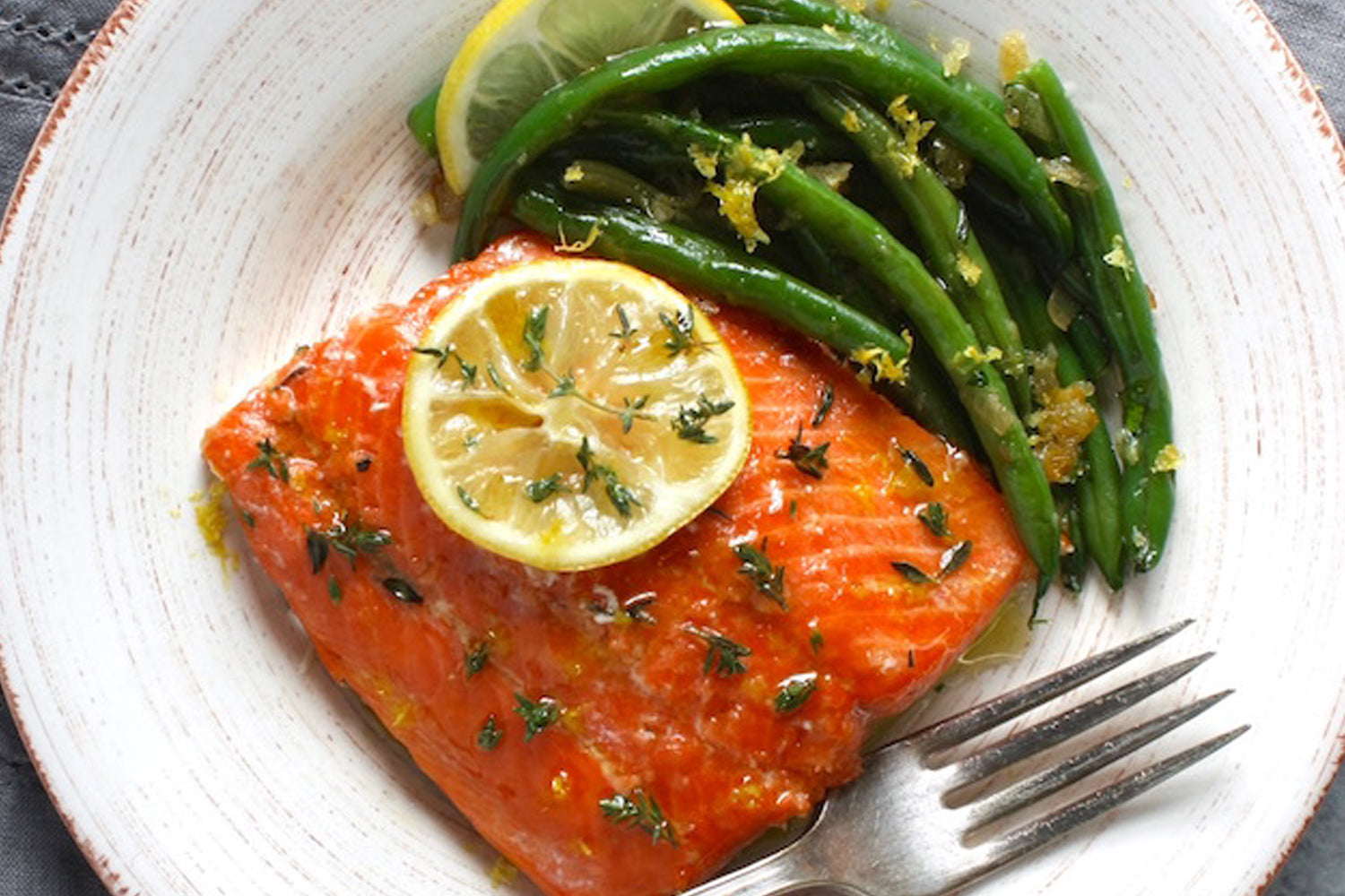 Roasted Lemon Salmon