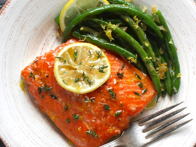 Roasted Lemon Salmon