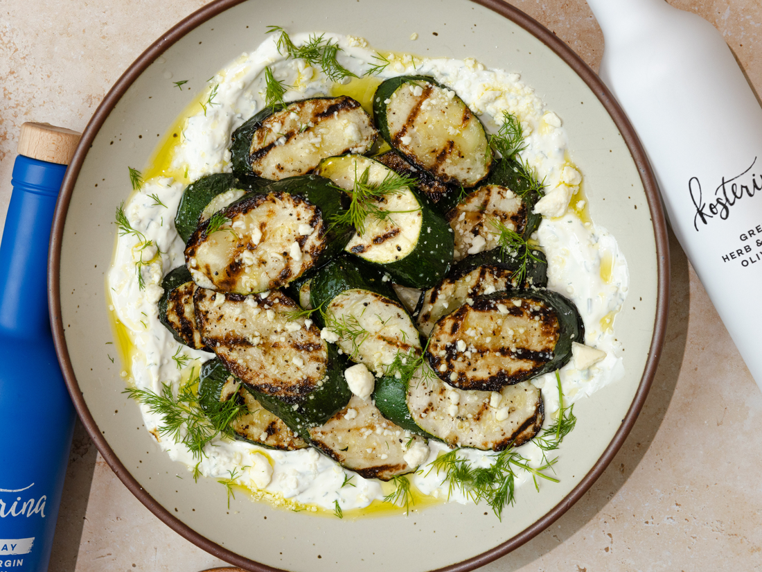 Grilled Zucchini with Tzatziki – Kosterina Grilled Zucchini with Tzatziki – Kosterina