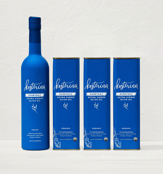 Everyday EVOO Bottle & Tin Trio