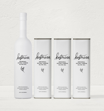 Original EVOO Bottle & Tin Trio