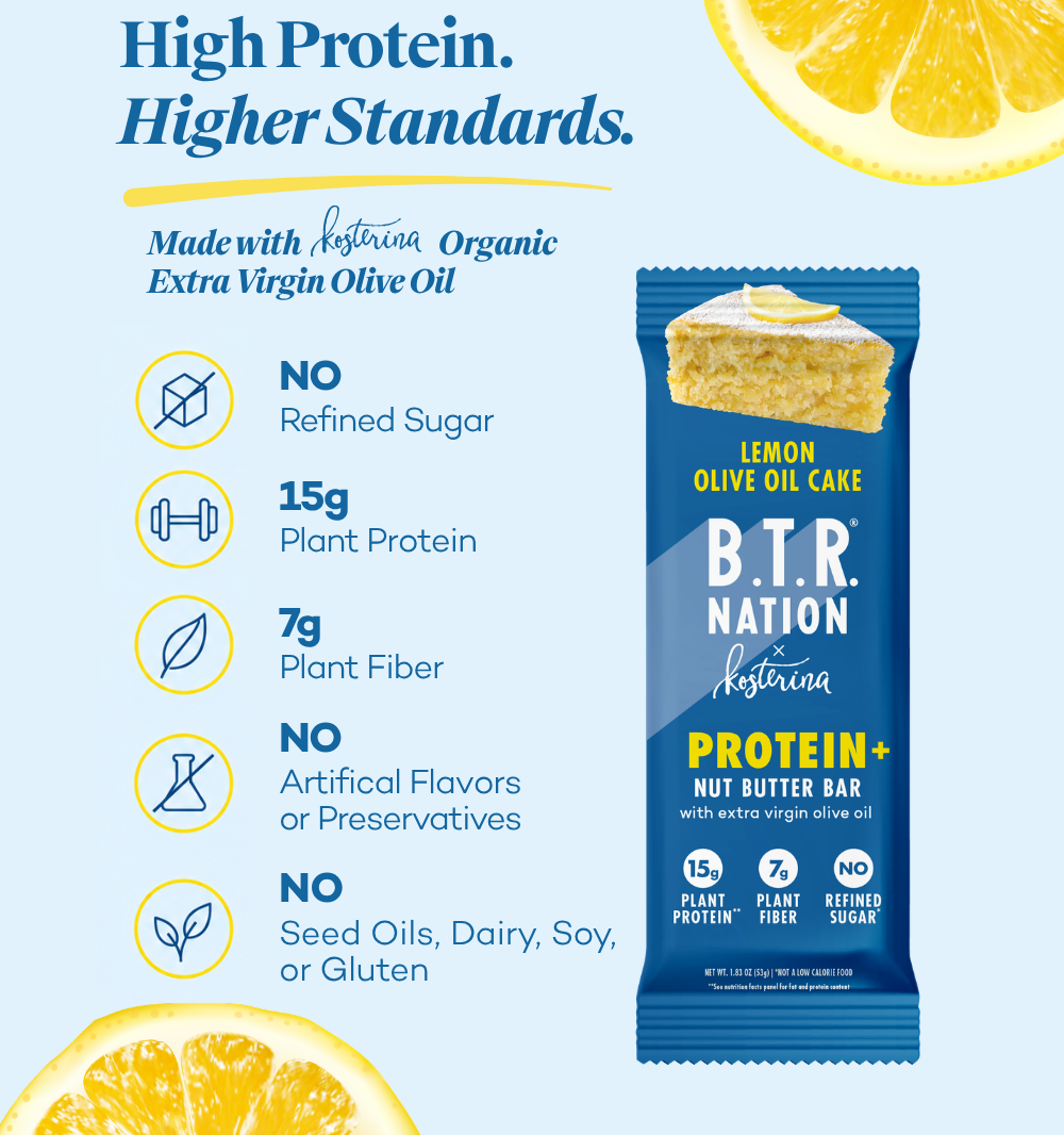 Lemon Olive Oil Cake PROTEIN+ Bar