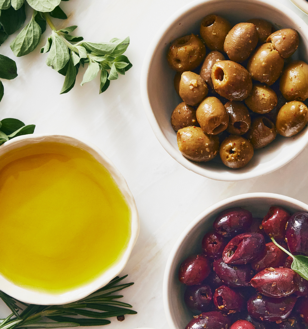 Greek Herb EVOO & Olives Gift Set
