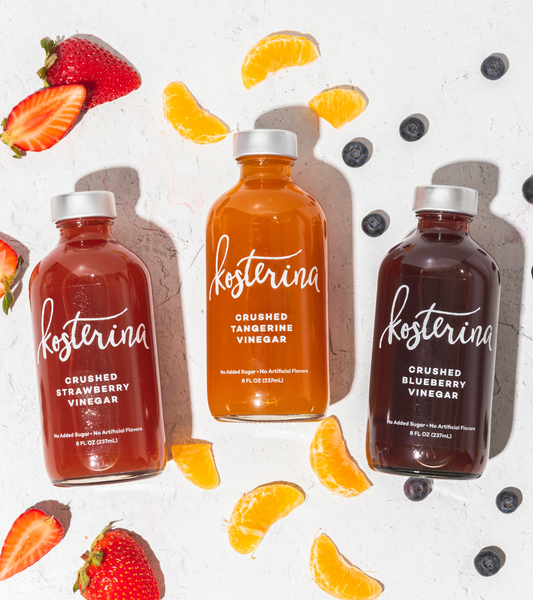Crushed Fruit Vinegar Trio